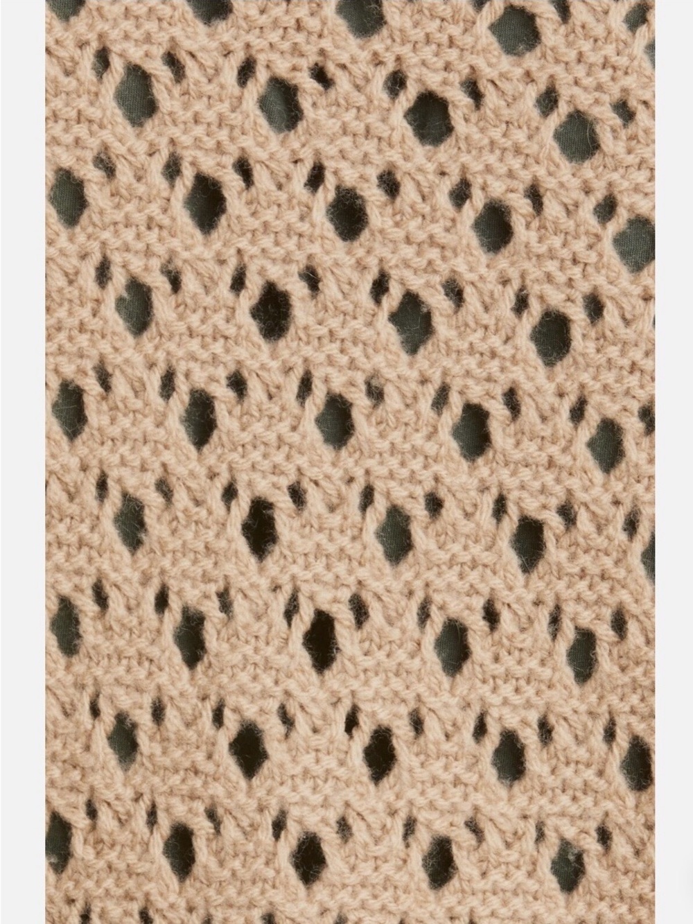 Vince Wool & Cashmere Crochet Cardigan in the shade Amber Light, Size M - Picture 7 of 13